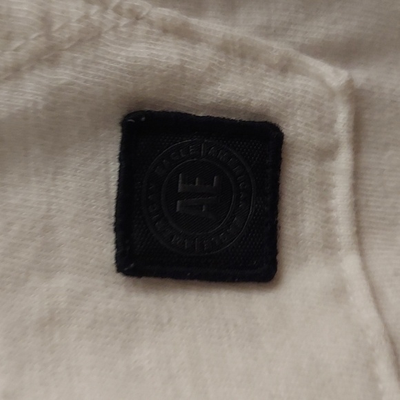 AMERICAN EAGLE OUTFITTERS Nautical White and Navy Long Sleeve Hoodie - Picture 4 of 10